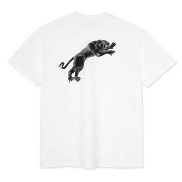 Polar Skate Co T-shirt Tape & Panther White